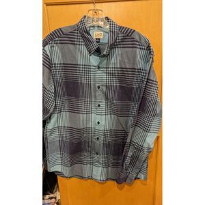 J Crew SLIM Shirt Button  large  Long  Sleeve Button Secret Wash Shirting‎ Plaid